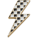 Dice Print Lightning Bolt