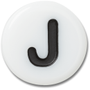 Tiny Friendship Letter J
