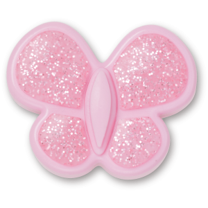 Tiny Pink Glitter Butterfly