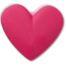 Stacked Pink Heart