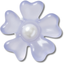 Lavender Matte Pearl Flower