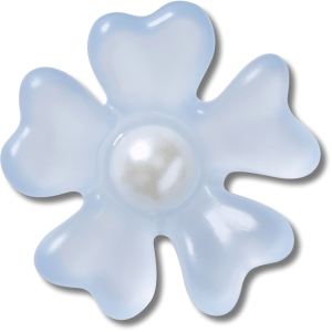 Blue Frost Matte Pearl Flower