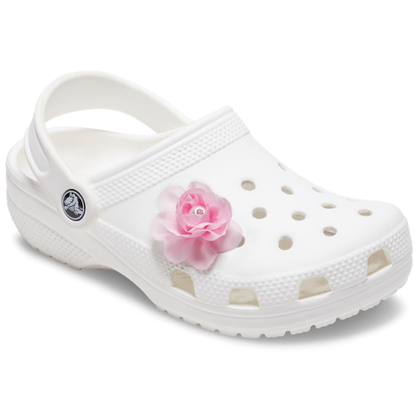 Pink Fabric Flower With Pearl - Image 2