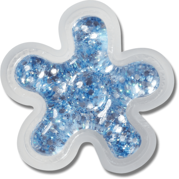 Blue Squish Filled Flower