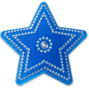 Lights Up Blue Star With Gem