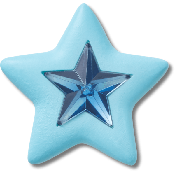 Blue Star With Gem