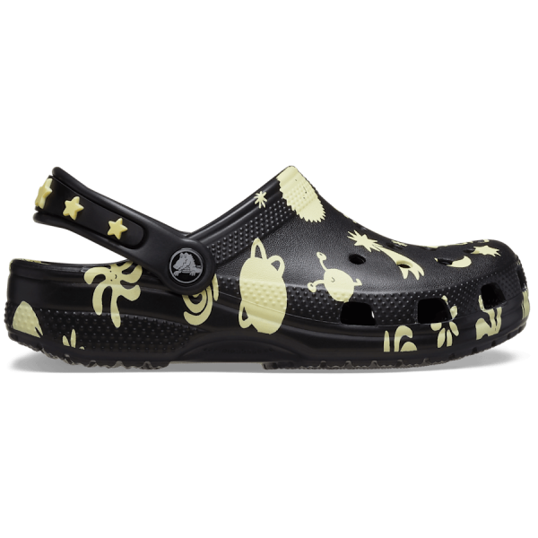 Toddler Classic Glow-In-the-Dark Space Clog
