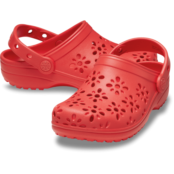 Kids' Classic Floral Cut-Out Clog - Image 2