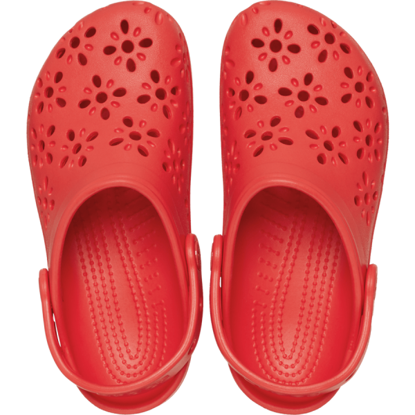 Kids' Classic Floral Cut-Out Clog - Image 3