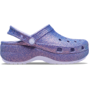 Classic Platform Iridescent Glitter Clog