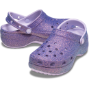 Classic Platform Iridescent Glitter Clog