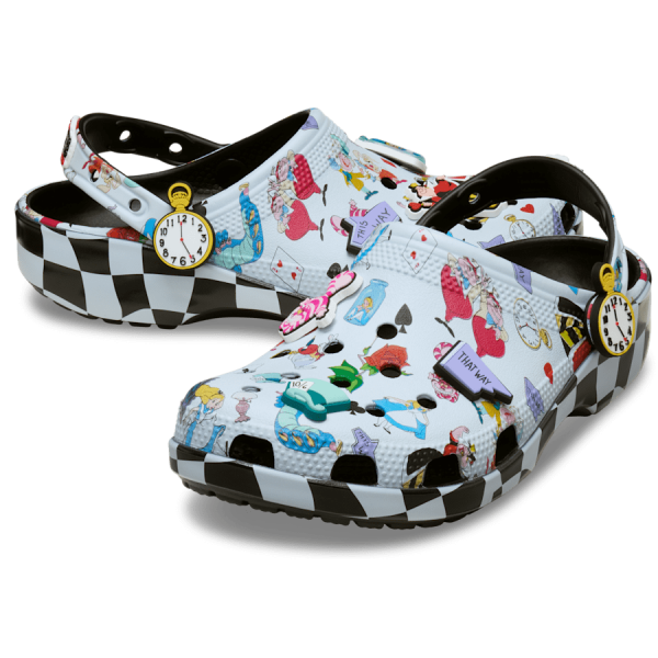 Disney Alice in Wonderland Print Classic Clog - Image 2