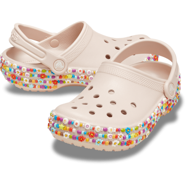 Kid's Classic Beaded Band Clog - Image 2